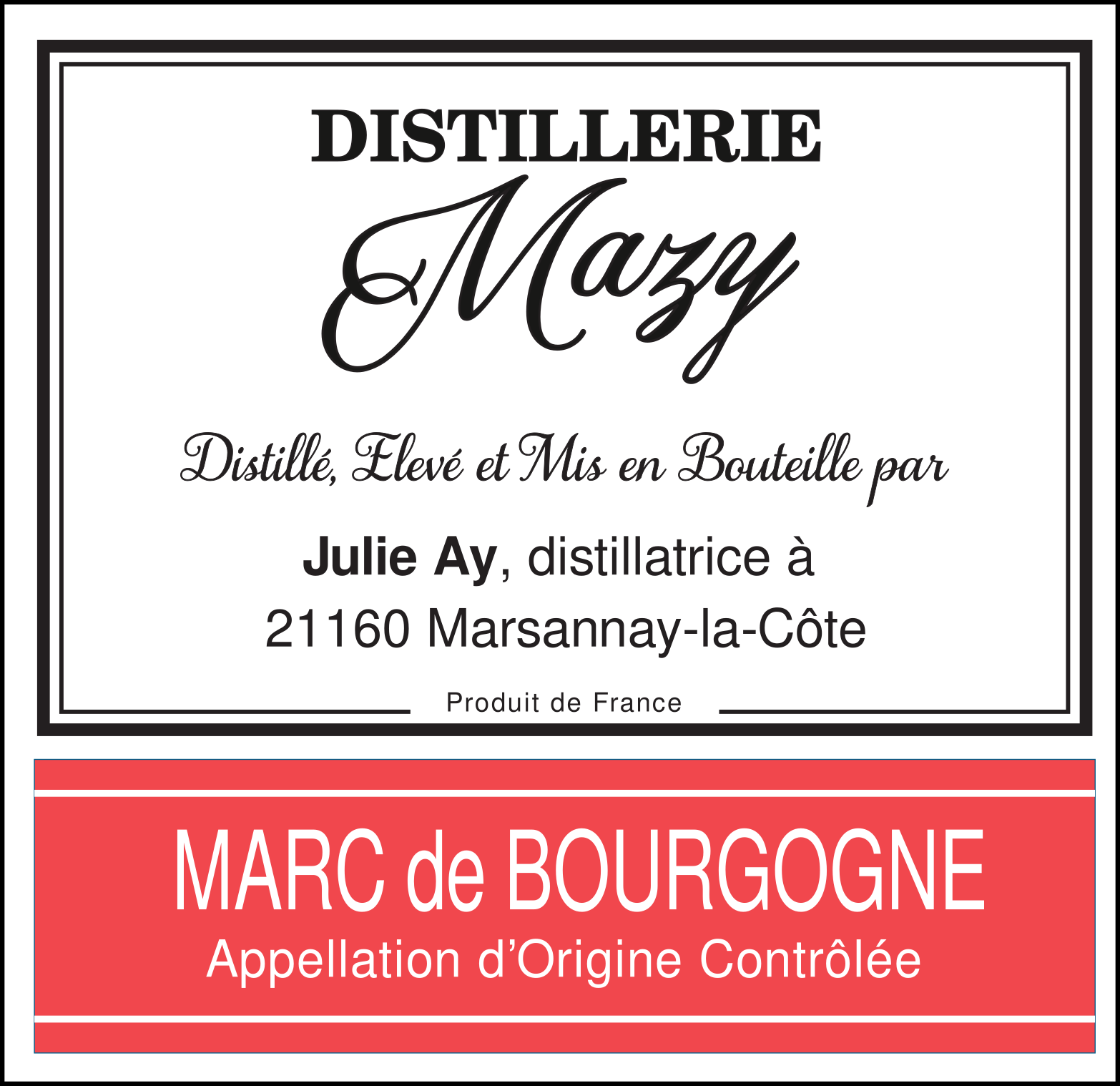 AOC Marc de Bourgogne